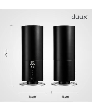 Duux Beam Mini 2 Humidifier - Ultrasound Control Remote & Smartphone 3L Capacity for 30m - Ideal for Humid Bedrooms - Black - Buy Online on GoSupps.com