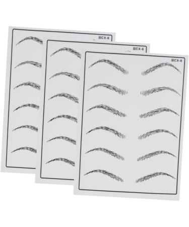 Beavorty 3pcs Eye Brow Practice Skin Eyebrow Microblading Skin Eyebrow Training Skin Practice Tools - Buy Online on GoSupps.com