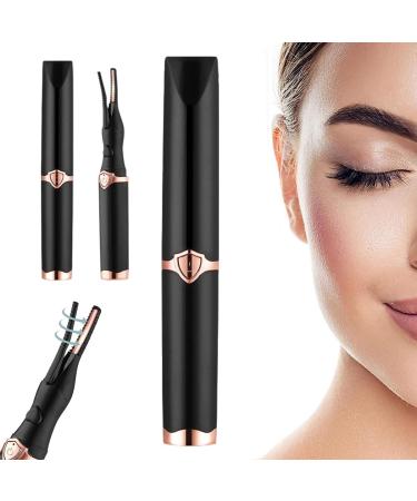 ZiZHENG Nuvaia Lash Curler Lash Lift Pro + Magic Mascara Tinkerblush Heated Eyelash Curler Nuvaia Eyelash Curler Electric Heated Eyelash Curler Rechargeable Heated Eyelash Curler (Black)