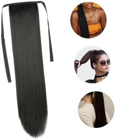 Ipetboom Long Tie Ponytail Straight Hair Extension Women Hair Extensions Hair Extensions for Braids Synthetic Straight Ponytail Extension Synthetic Ponytail Extension Ponytail Extension Wig - Buy Online on GoSupps.com