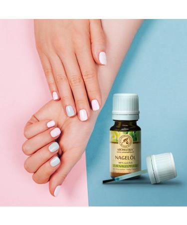Nail Oil 10ml - 100% Natural Lemon Ylang-Ylang Jojoba & Grape Seed Oil for Strengthening & Growth - Cuticle Care for Dry & Fragile Nails - Buy Online on GoSupps.com