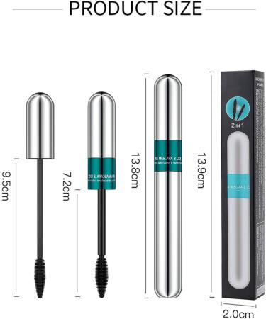 4D Silk Fiber Mascara Waterproof Volume Mascara Black Silk Fiber Volume Mascara Waterproof Cosmetics Smudge-proof Long Lasting - Buy Online on GoSupps.com