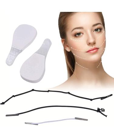 40 Pieces Invisible Face Lift Tape & Stickers - V-Shape Face Makeup Tools for Instant Lift & Firming - Buy Online on GoSupps.com