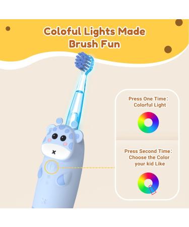 Xlife Electric Toothbrush with Soft Bristles & LED Light | D35 Ear Wax Removal Tool (Yellow) - Best International Shipping - Buy Online on GoSupps.com