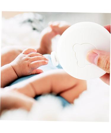 Beatifufu 1 Set Nail Pedicure Tool Safe Adults Nail Kit Electric Nail Sharpener Electric Nail Trimmer Safe Nail Trimming Tool Nail Trimmer Safe Nail Polishing Accessory 7X7X3CM White - Buy Online on GoSupps.com