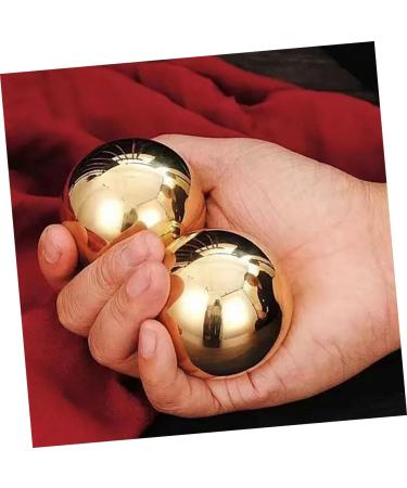 Gleavi 6 StK Gymnasikball Portable Brass Fitness Massage Balls for Hand & Body Ideal for Sports & Relaxation - Buy Online on GoSupps.com