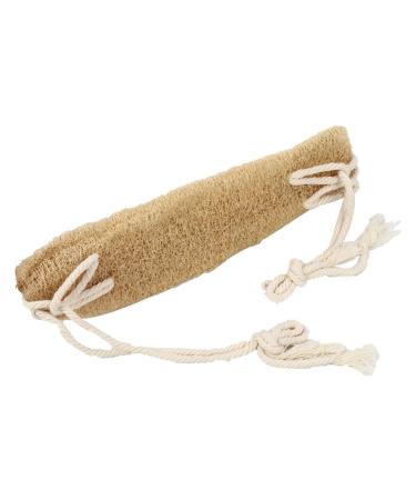 EXCEART Loofah Bath Towel Exfoliating Loofah Body Scrubber Loofah Brush Loofah Back Scrubber Bath Scrubber Back Scrubber Strap for Shower Natural Plant Fiber Travel Double Sided Back Pad