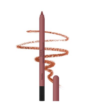 Lip Liner Pencil  Long Lasting Waterproof Creamy Lip Liner Pencil with Sharppens  Non-Fade  Non-Dry  High Pigmented  UP TO 12 HOURS  Professional Lip Makeup Matte Lip Liner Pencil for Women (07 DARJEELING)
