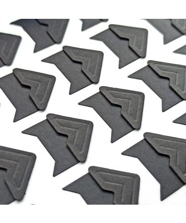 288 Count Black Self-Adhesive Photo Corners Stickers for Scrapbooks and DIY Albums - Buy Online on GoSupps.com