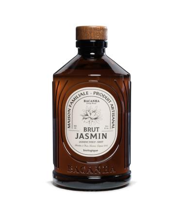 BACANHA - Sirop Bio et Brut - Sirop de Jasmin - Pour Cocktail Eau Limonade et Th - 400 mL