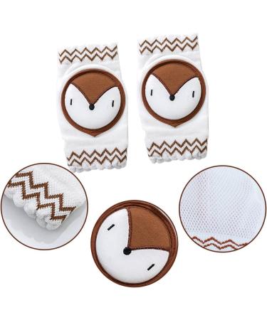 Cartoon Fox Baby Knee Pads - Anti-Slip Protectors for Crawling Toddler Knees - Buy Online on GoSupps.com