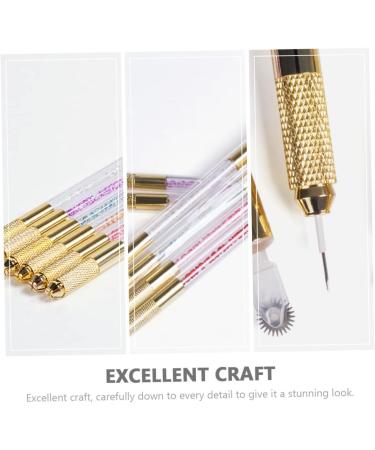 DOITOOL Embroidery Pencil Eyebrow Pencil Pen Crystal Handle Microblading Pen Double Head 1 count (Pack of 1) White - Buy Online on GoSupps.com
