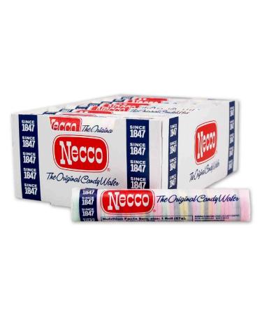 Necco Wafers, The Original Candy Wafers Display Pack, 2-Ounce Rolls (Pack of 24)