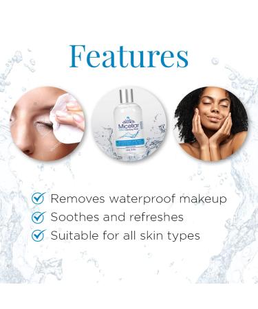 Body Drench Micellar 3-In-1 Cleansing Water 8.5 fl oz - Removes Waterproof Makeup | Pack of 1 - Buy Online on GoSupps.com