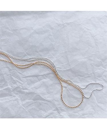 Fashion Nail Decorations Nail Accessory DIY Manicure Nail Art Chain Nail Metal Chain 0.8mm Ball(silver) - Buy Online on GoSupps.com