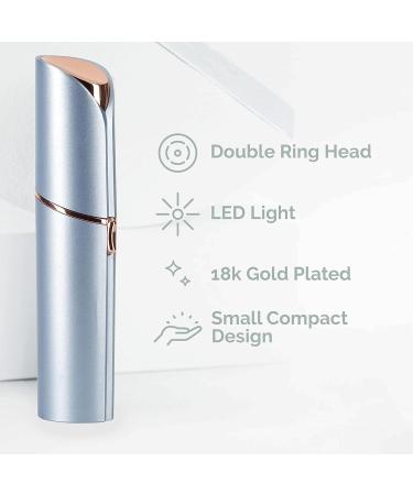 Shop Painless Facial Hair Removal for Women - Electric Razor with USB Rechargeable & 2 Replacement Heads - Buy Online on GoSupps.com