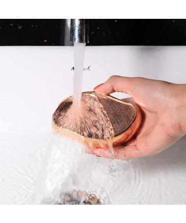 BEZOX Glass Foot File - Crystal Pedicure Foot Scrubber for Cracked Heels - Portable Handheld Callus Remover in Shinning Golden - Buy Online on GoSupps.com