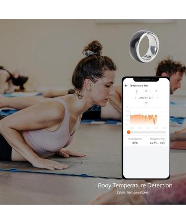 Health Ring Body Temperature Detection Wearable Smart Ring for Outdoor (19)(22)(18) - Buy Online on GoSupps.com
