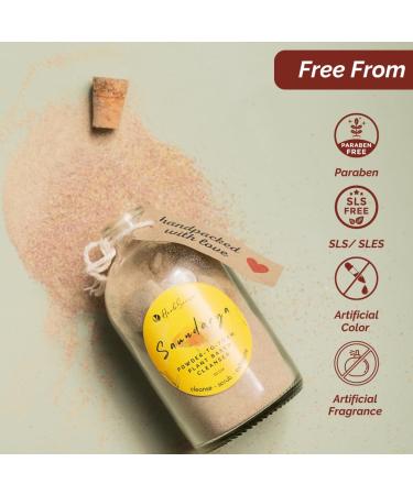 Buy Saundarya Plant-Based Powder to Foam Ayurvedic Face Cleanser - Herbal Glow & Tan Removal | Gentle Exfoliation for All Skin Types - 50gm - Buy Online on GoSupps.com