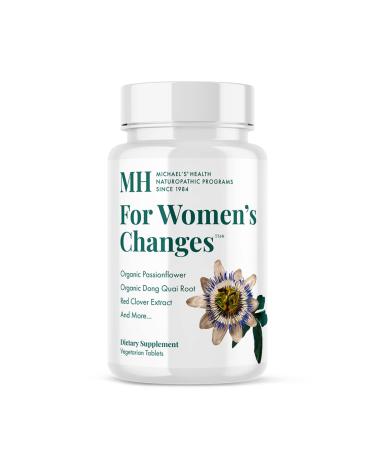 Michael's Naturopathic Programs For Women's Changes - 90 Vegan Tablets - Excellent for Peri-Menopausal and Menopausal Women - Vegetarian Kosher - 22 Servings 90 Tablets
