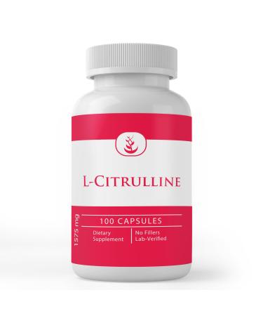 Pure Original Ingredients L-Citrulline (100 Capsules) Always Pure No Additives Or Fillers Lab Verified