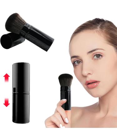Blush Brush 4 Inch Retractable Blush Brush Travel Bronzer Brush Portable Makeup Brushes with Cover Powder Brushes for Blush Sunscreen Bronzer Powder Cosmetics - Buy Online on GoSupps.com