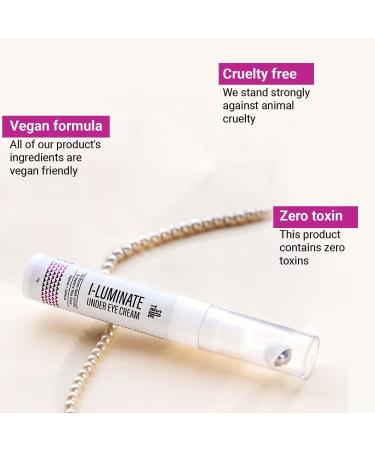 So_true i-luminate Under Eye Cream for Dark Circles | Puffiness & Fine Lines Relief | Aloe Vera Jojoba & Vitamin E | 15g | All Skin Types | International Shipping Available - Buy Online on GoSupps.com