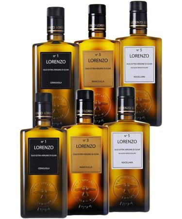 Manfredi Barbera - LORENZO Collection - Extra Virgin Olive Oil - Made in Italy (Tris Lorenzo 2 Pack/Piece) - Buy Online on GoSupps.com