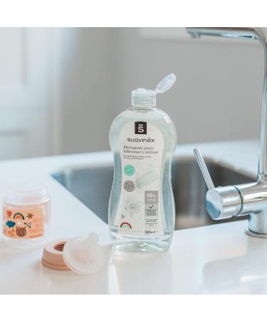 Suavinex Washing Up Liquid for Bottles Teats and Accessories. Bottle Cleaner Liquid. Fragrance and Colorants. Dermatology - Buy Online on GoSupps.com