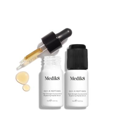 Medik8 Oxy-R Peptides - 1% Oxyresveratrol High Hyaluronic Acid Whitening Peptide Serum - Lightens Dark Spots and Discolorations - 2 x 10ml