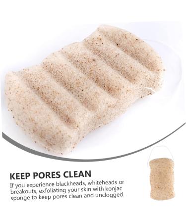 Beavorty 1Pc Face Wash Facial Cleaning sponges exfoliating face Sponge Facial Sponge Puff Skin Cleaning Sponge face wash Sponge wash face Sponge Pads Cleaning Puff Man Spa Cloth pad - Buy Online on GoSupps.com