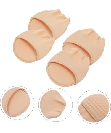 FRCOLOR Forefoot Pad Shoe Cushions for Women - Metatarsal Support Invisible Socks - Seamless Heel Inserts for Kitten Heels & Pumps - Buy Online on GoSupps.com