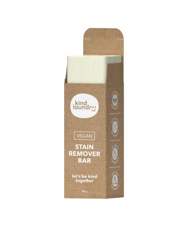 Kind Laundry - Vegan Stain Remover Bar Travel Natural Stain Remover for Clothes Gluten-and-Cruelty-Free Laundry Stain Remover Unscented Baby Stain Remover for Laundry 90 grams