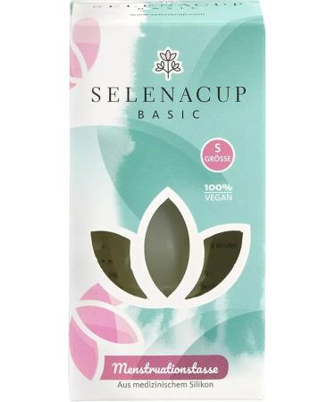 Selenacare Menstrual Cup Size S - Washable Medical Silicone Period Cup with Cotton Storage Bag | Eco-Friendly & Comfortable - Buy Online on GoSupps.com