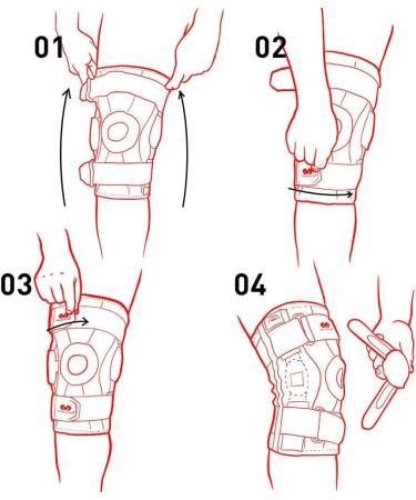 McDavid Side Hinged Knee Brace - Maximum Support & Compression for Stability, Recovery, and Pain Relief - Medium - Buy Online on GoSupps.com