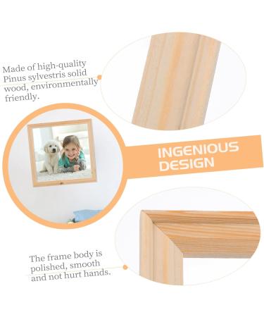 Zerodeko 5pcs Empty Frame Solid Wood Picture Frame Metal Picture Frames Photo Collage Frame Gallery Wall Frame Frames for Painting Pinus Sylvestris Office Household Poster Frame - Buy Online on GoSupps.com