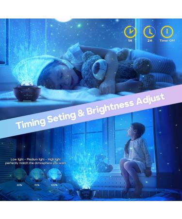 Dienmer Star Projector Galaxy Light - Bluetooth Night Light & Music Speaker for Kids | Best Starry Night Projector Gift for Room Decoration - Buy Online on GoSupps.com