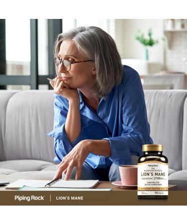 Piping Rock Lions Mane Supplement | 3000mg | 180 Softgel Capsules | Mushroom Fruiting Body Extract | Non-GMO Gluten Free - Buy Online on GoSupps.com