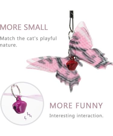 Shop Songway 10-Piece Butterfly Cat Toys - Interactive Replacement Pendants with Bells for Kittens & Cats - Buy Online on GoSupps.com