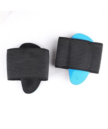 Shoe Heel Cushion Pads Latex Shock Absorption Foot Orthotic Inserts Men Premium Daily for Heel Spurs and Pain Relief(Large) Black