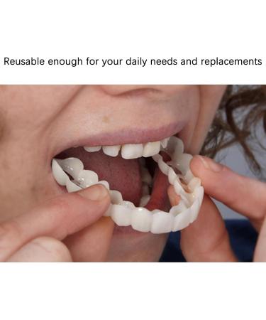 Buy Flipped Warm Snap-On Veneers | Provisional Teeth Comfort Fit False Dentures - Top & Bottom - International Shipping - Buy Online on GoSupps.com