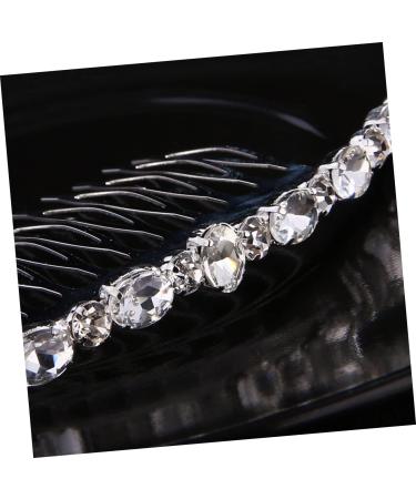 DOITOOL 1 Pc Hair Comb Metal Hair Clips Face Ice Cubes Crystal Headband Carpal Tunnel Wrist Brace Banana Clip Banana Hair Claw Clips Pink Crystal Side Pearl Oval Alloy Hair up - Buy Online on GoSupps.com