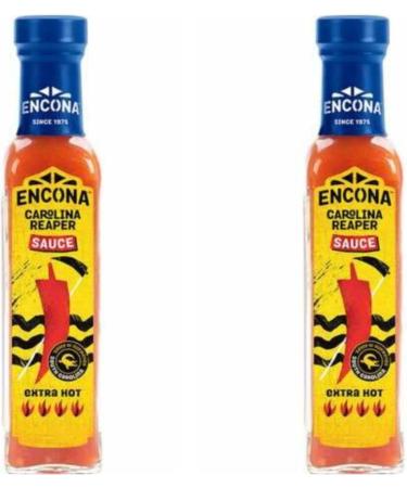 Encona Carolina Reaper Chilli Sauce 2 x142ml Twin Pack Hot - Buy Online on GoSupps.com
