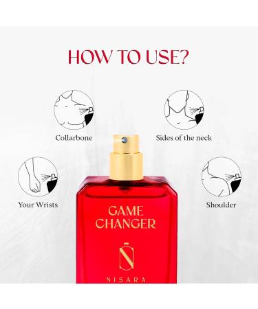 Nisara Game Changer Perfume for Men - 50 ml | Long Lasting Eau De Parfum| Premium Perfume | Warm Spicy Fragrance | EDP Scent for men - Buy Online on GoSupps.com