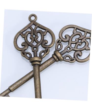 ABOOFAN 60 Pcs Accessories for Teen Girls Bracelet Finding Pendant Key Shape Pendant Material Student Alloy - Buy Online on GoSupps.com