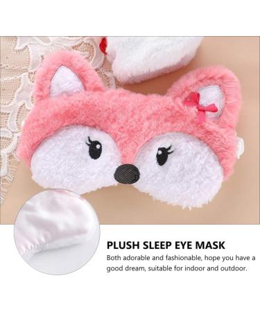 Healifty Plush Fox Sleeping Eye Cover - Cute Novelty Cartoon Animal Blindfold for Men, Women, Kids - Buy Online on GoSupps.com