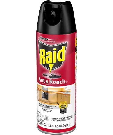 Raid Ant and Roach Killer 1.09 lb (Pack of 4) | Fragrance-Free Formula - Buy Online on GoSupps.com