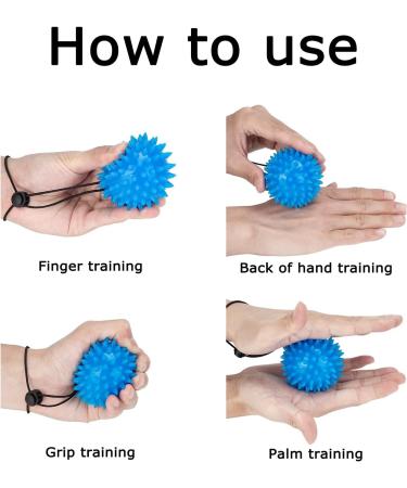 Buy Supoetry 2-Piece Hand Therapy Set | Hedgehog Massage Balls for Palm & Finger Strengthening - International Shipping Available - Buy Online on GoSupps.com