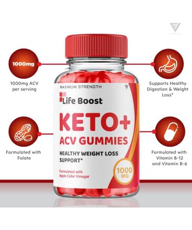 Life Boost Keto ACV Gummies - Advanced Weight Loss Supplement (5 Pack) - Buy Online on GoSupps.com