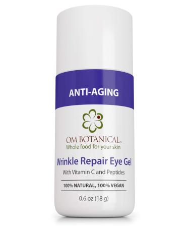 Peptide Eye Cream w/Vitamin C  Organic Argan Oil  Cucumber | Rapid Wrinkle Repeir Eye Gel For Fine Lines  Under Eye Bags and Dark Circles | Safest All Natural Day & Night Treatment